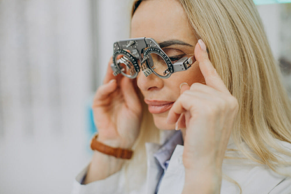 female-optician-measuring-her-sight